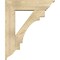 Ekena Millwork Merced Traditional Rough Sawn Bracket w/ Offset Brace, Douglas Fir, 8"W x 30"D x 36"H BKT0806X30X36MRC01RDF - alternate 4